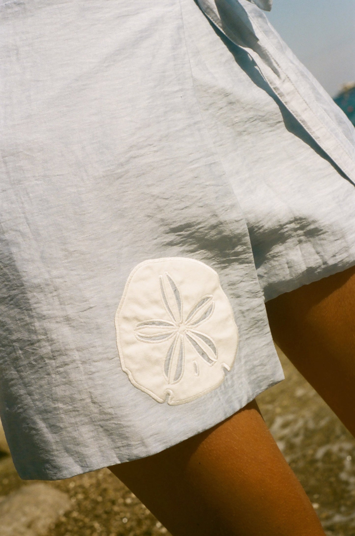 ‘Sand Dollar Stimulus’ Hand Towel Mini Skirt