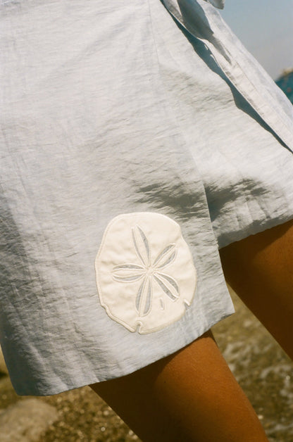 ‘Sand Dollar Stimulus’ Hand Towel Mini Skirt