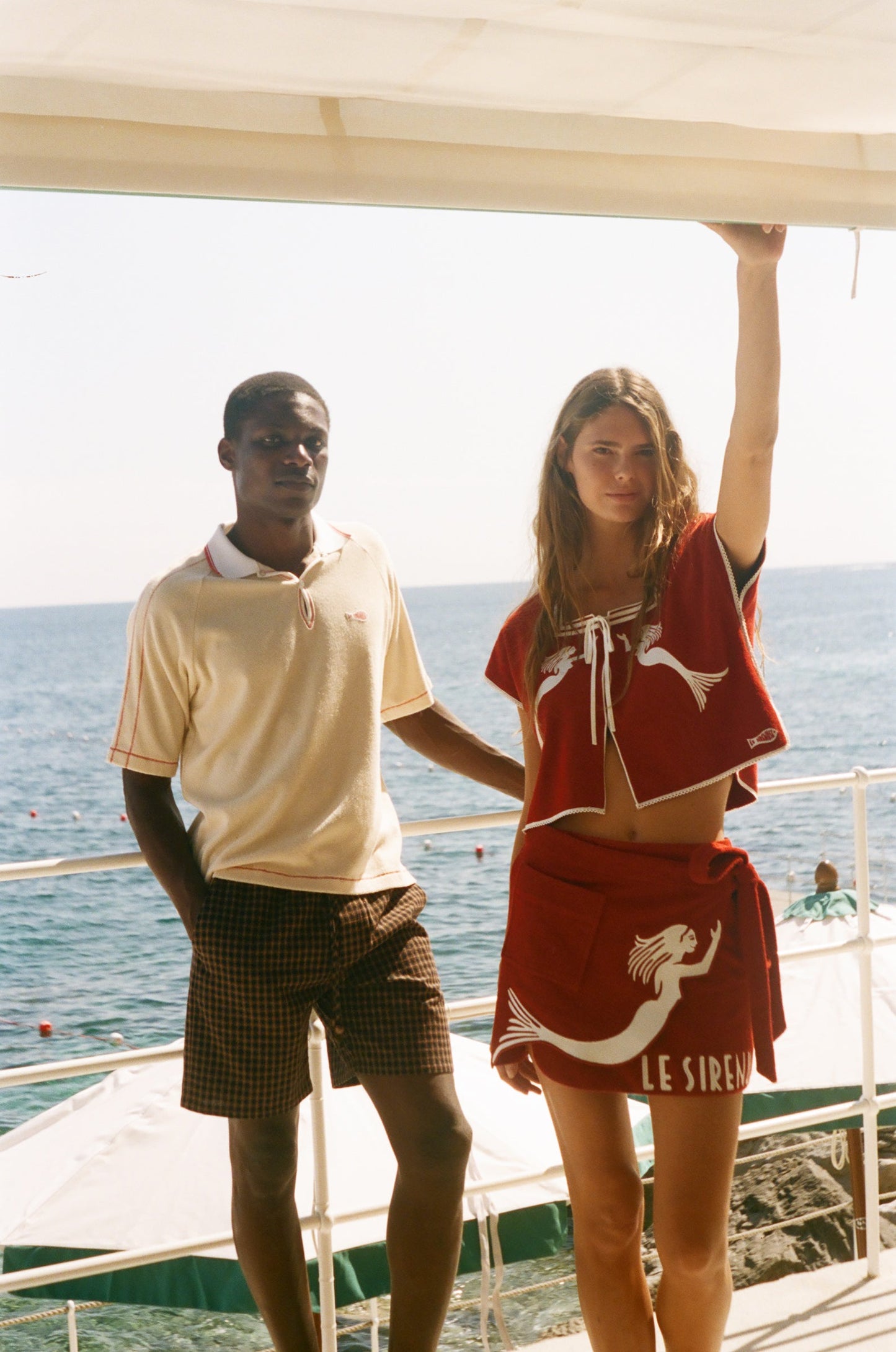 'Le Sirenuse' Hand Towel Mini Skirt
