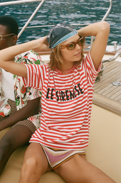 'Le Sirenuse' Souvenir Terry Tee (Red)
