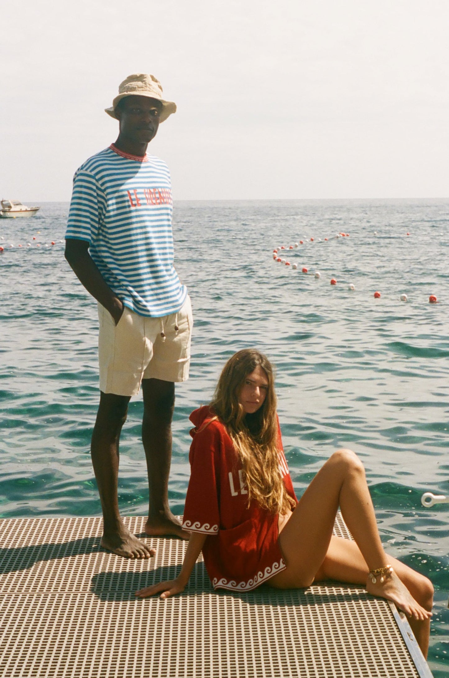 'Le Sirenuse' Souvenir Terry Tee (Blue)