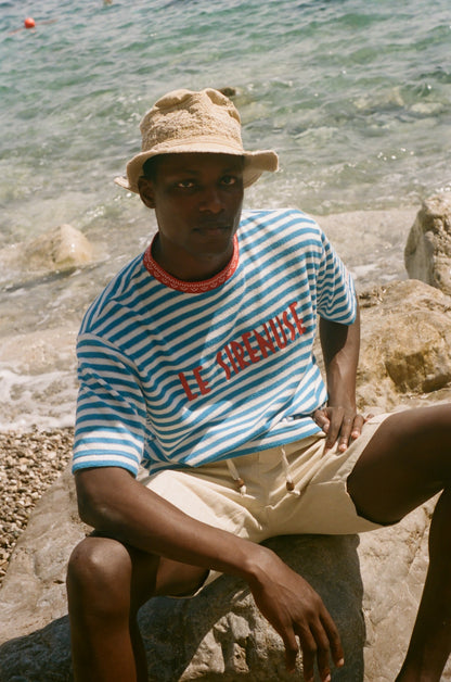 'Le Sirenuse' Souvenir Terry Tee (Blue)