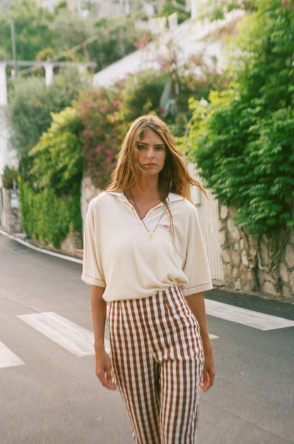 'Le Sirenuse' Guppy Raglan Terry Polo
