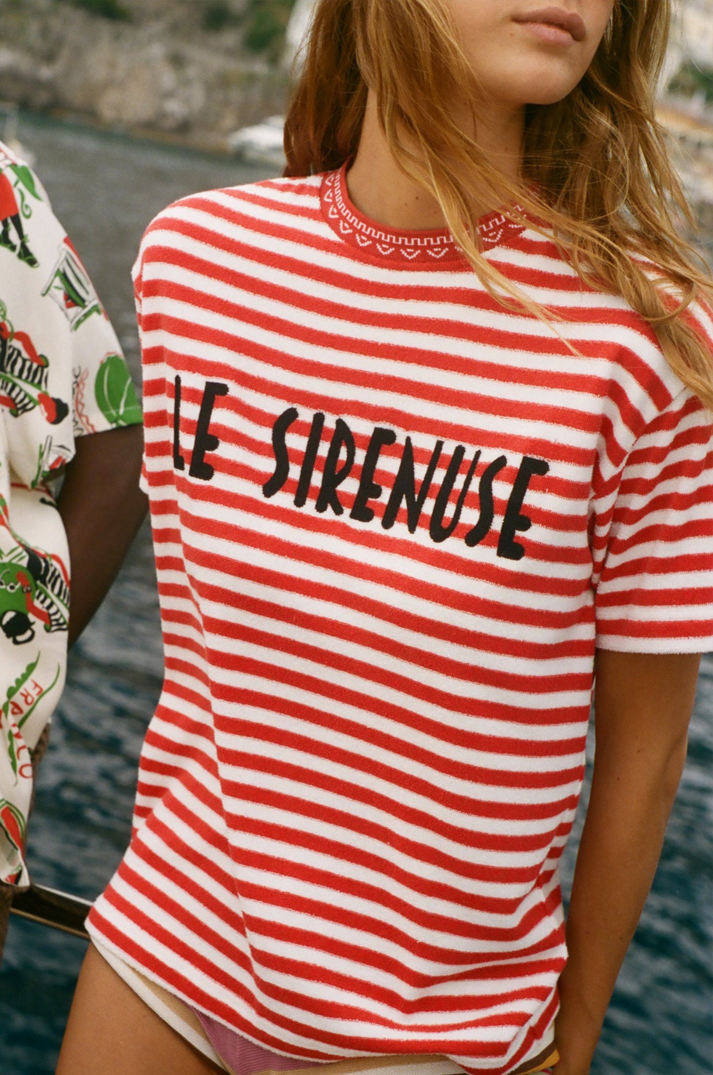 'Le Sirenuse' Souvenir Terry Tee (Red)