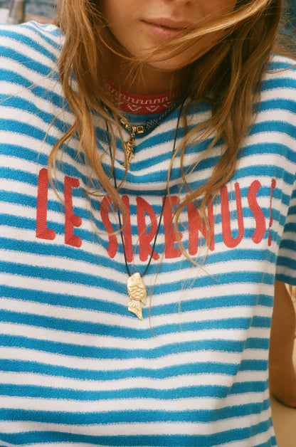 'Le Sirenuse' Souvenir Terry Tee (Blue)