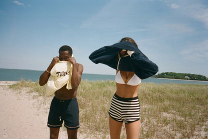 ‘Turismo’ Linen Tee (Yellow)