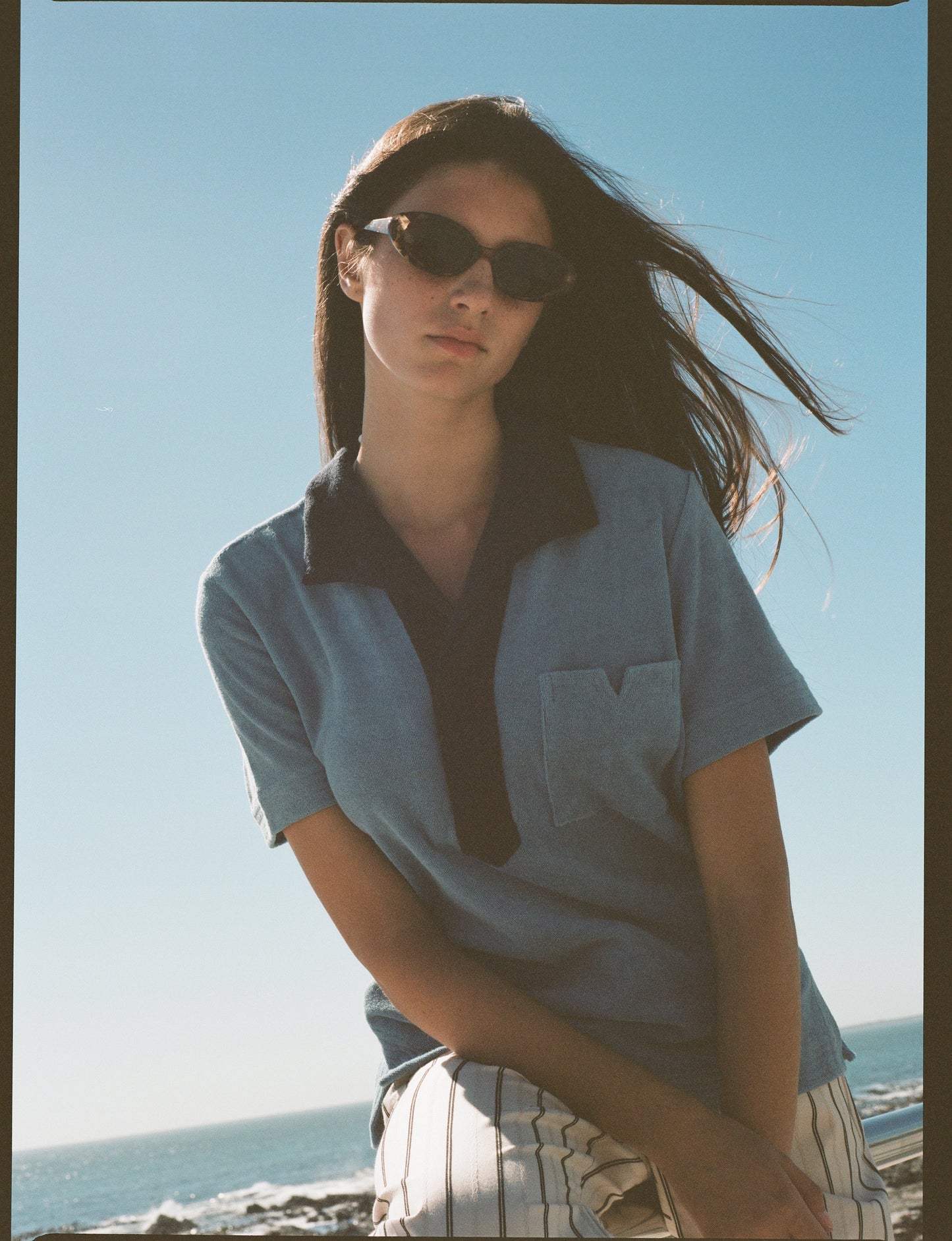 Polo - Blue (Terrycloth)