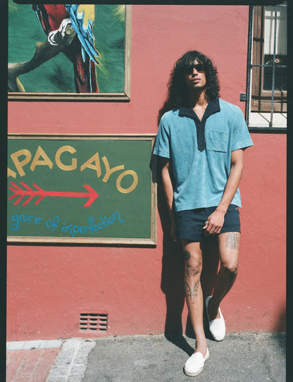 Polo - Blue (Terrycloth)