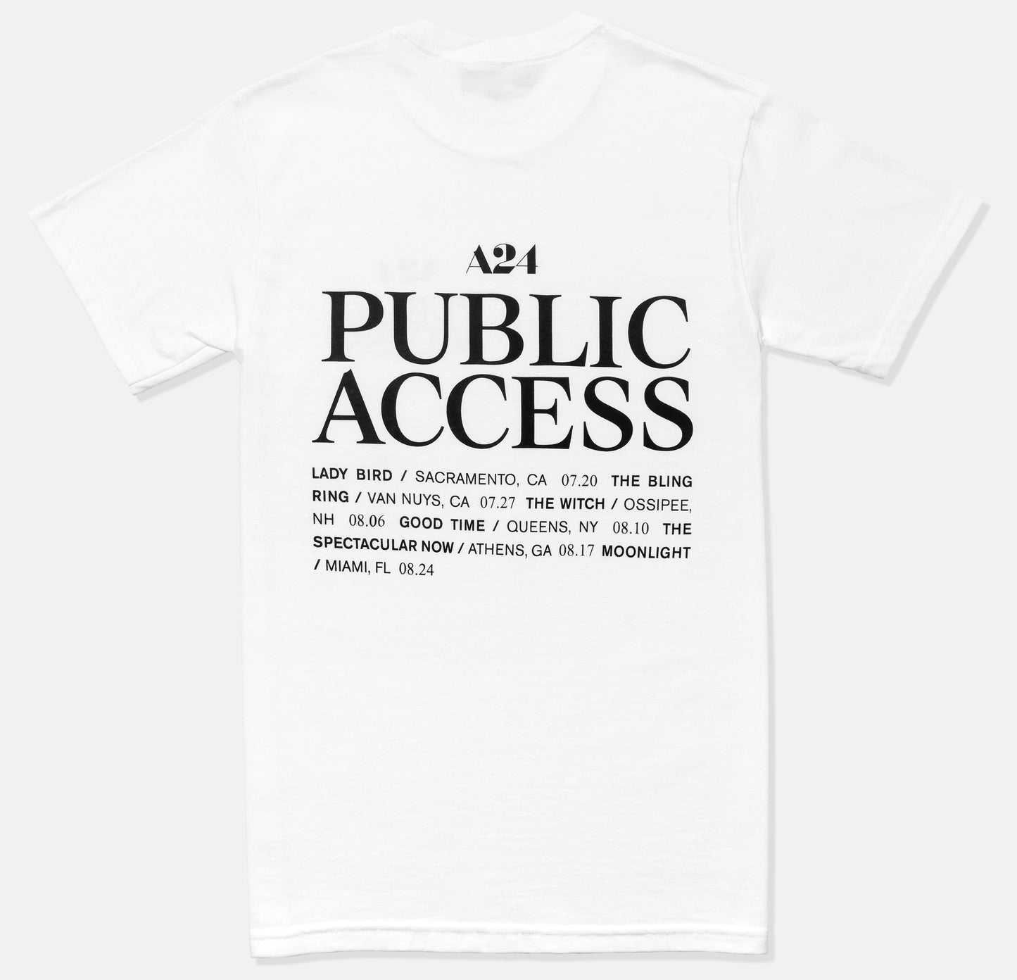Public Access Tour Tee