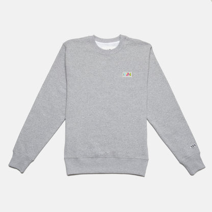 Grey Patch Crewneck