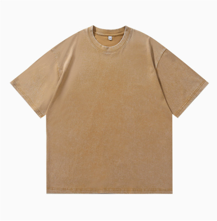 Men's Heavyweight Vintage Washed Drop-Shoulder T-Shirt
