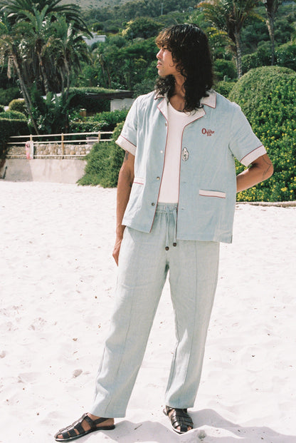 Easy-Going Pants (Hazy Blue Linen)