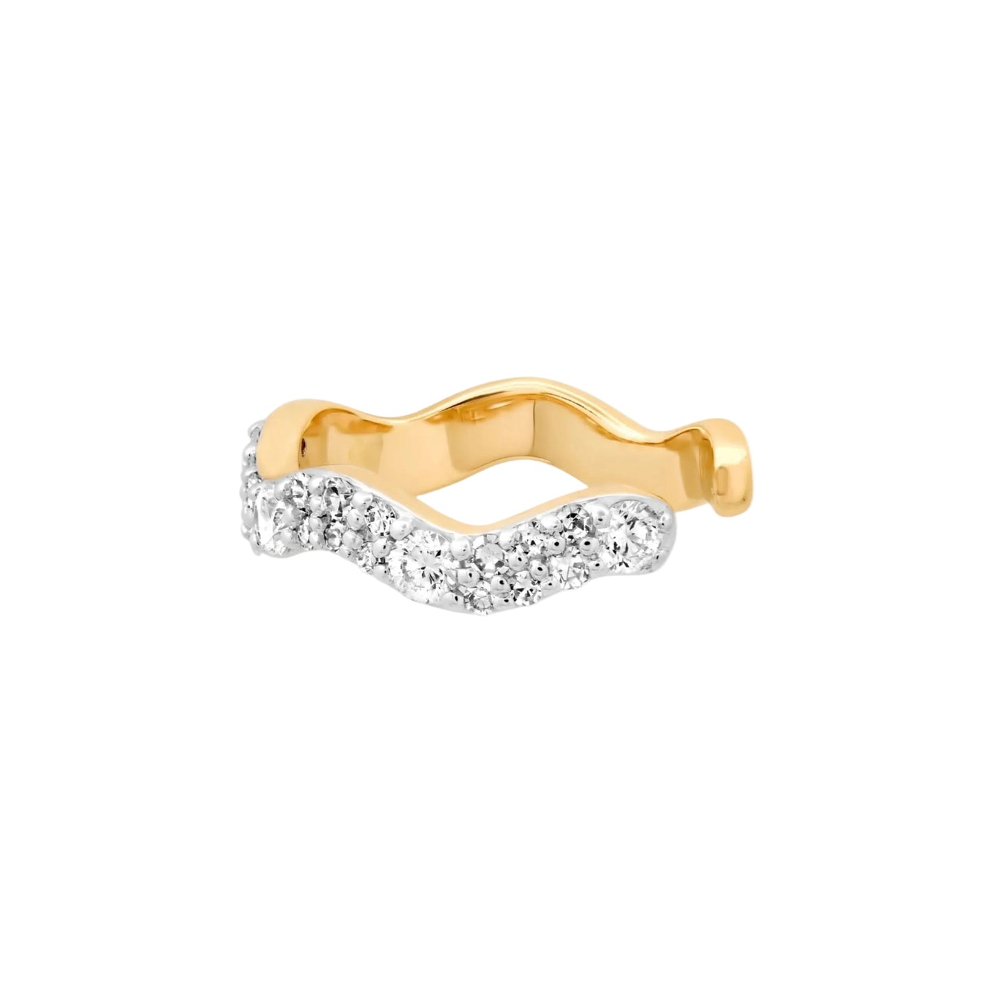 Slim Diamond Form Ear Cuff