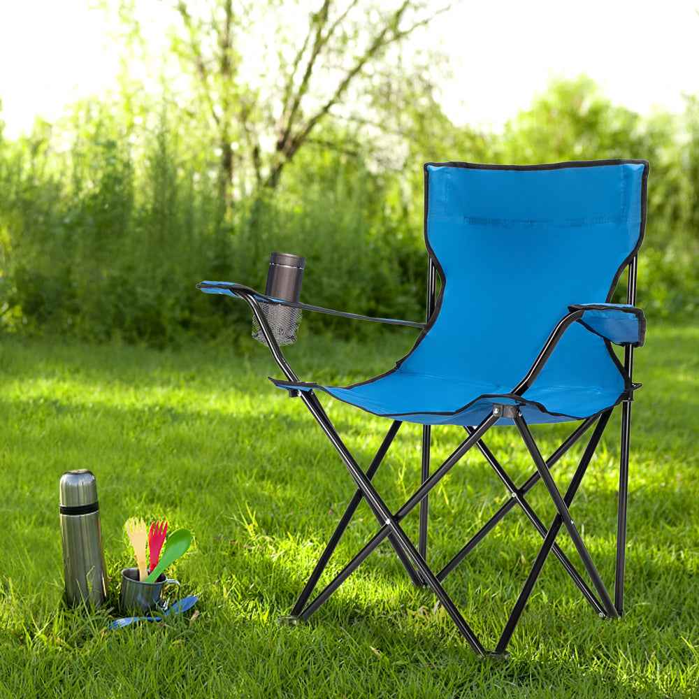 Foldable Camping Chair with Carry Bag – Supports 230 lbs