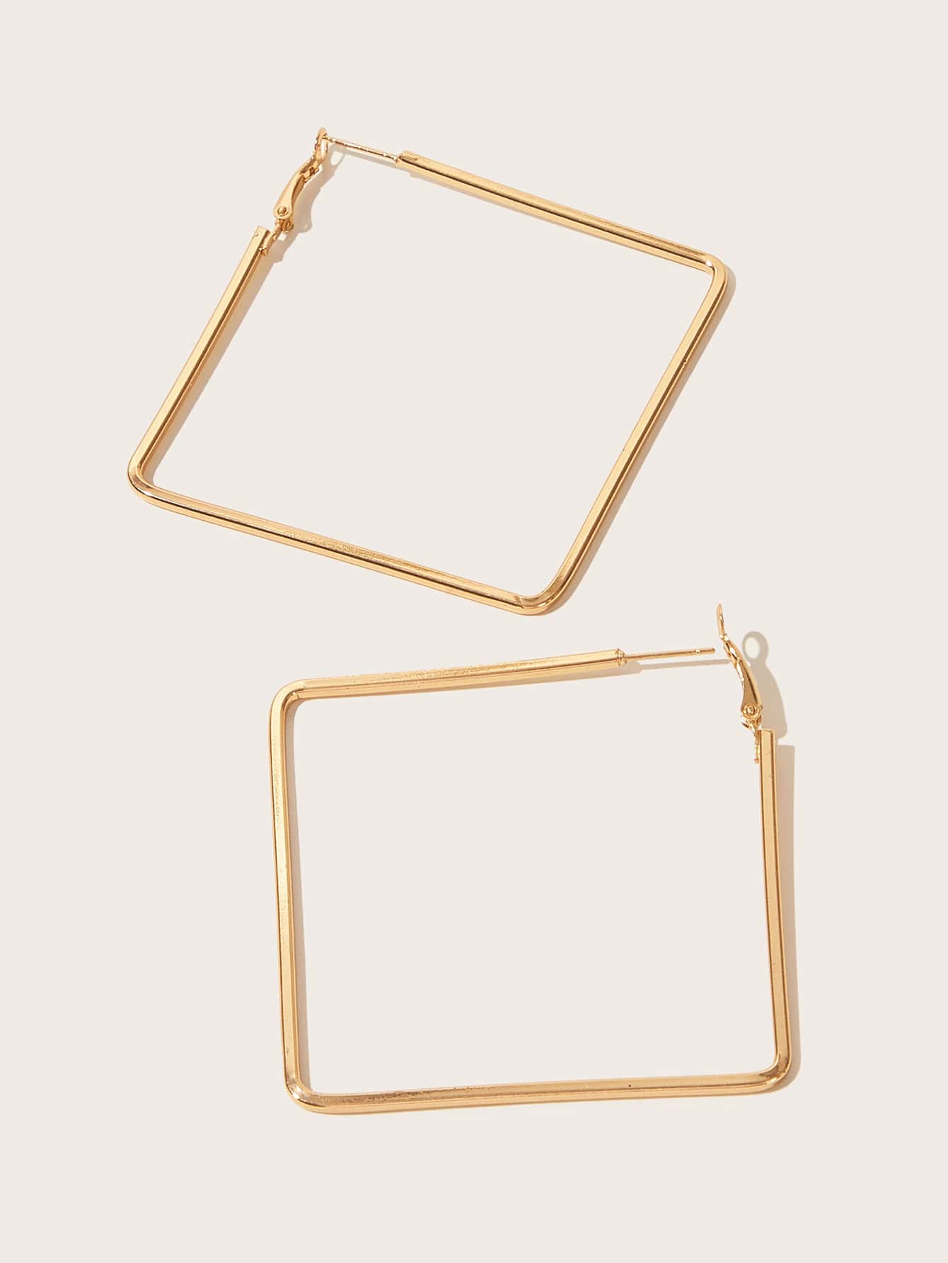 1pair Diamond Hoop Earrings