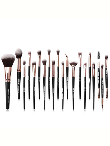 20pcs Duo-fiber Makeup Brush Set