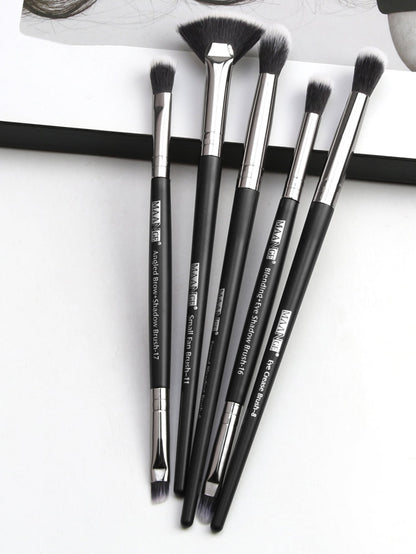 5pcs Duo-fiber Eye Makeup Brush Set