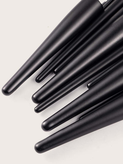 10pcs Duo-fiber Makeup Brush Set