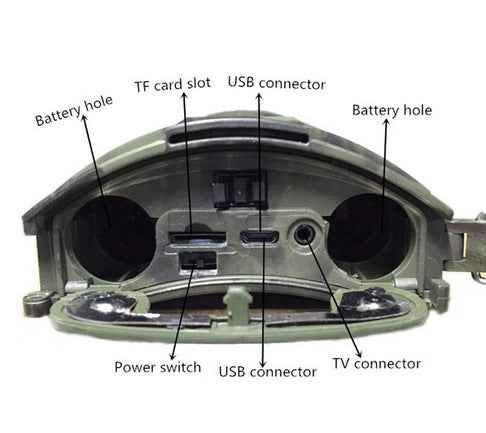 12MP Trail Camera with Night Vision – IP66 Waterproof, 20m IR Flash, 0.5s Trigger