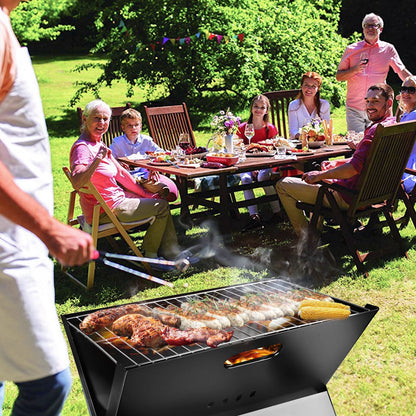 Foldable Portable Charcoal BBQ Grill – 170 sq in Cooking Surface