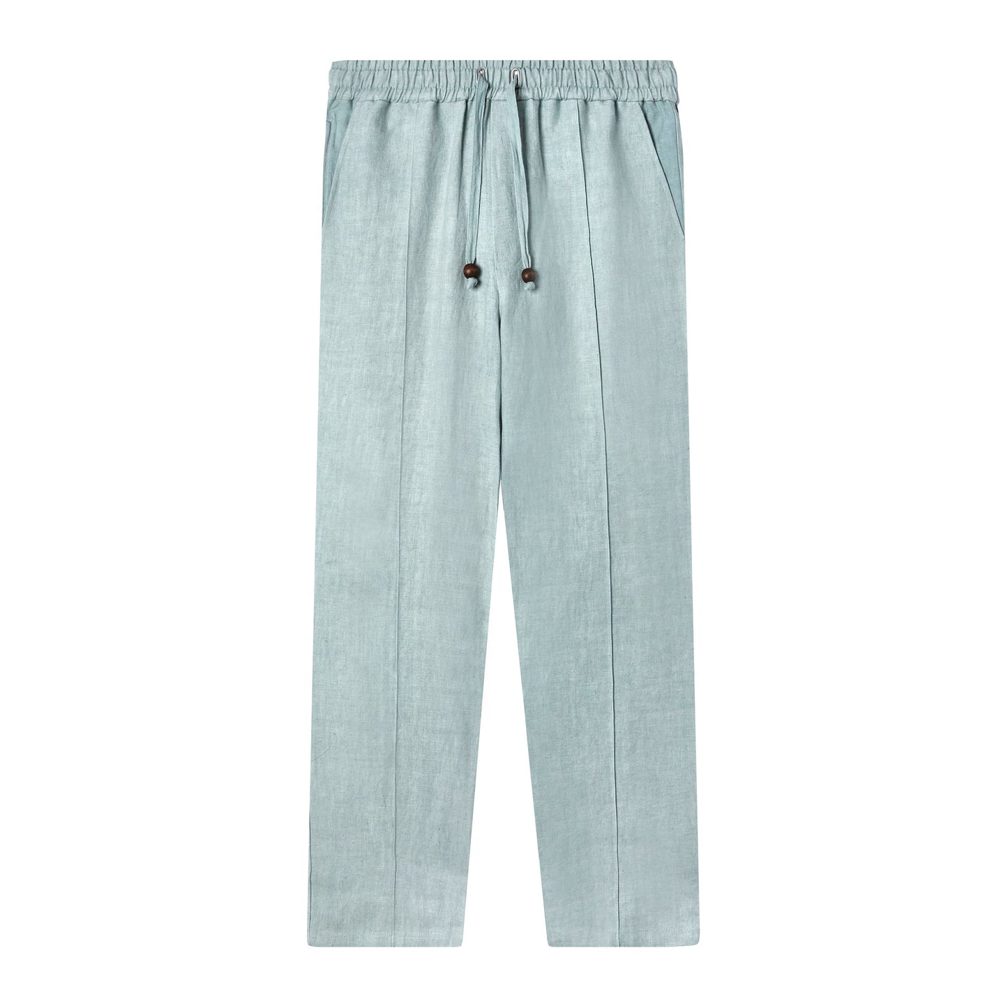 Easy-Going Pants (Hazy Blue Linen)
