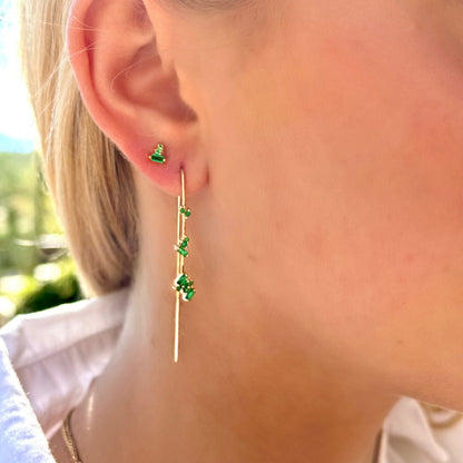 Gemstone Petite Post Earrings