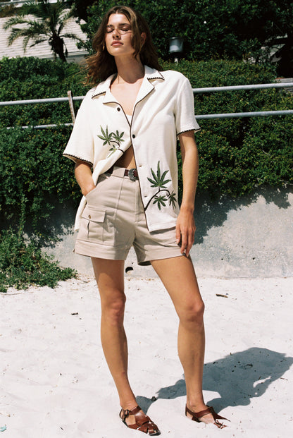 Stowaway Short Shorts (Khaki)