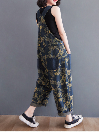 Printed Designer Dungaree - Fashion Forward Fit | Eva Trneds