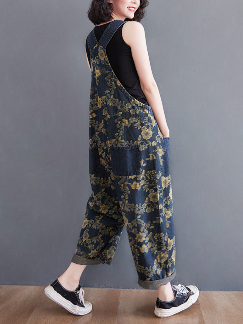Printed Designer Dungaree - Fashion Forward Fit | Eva Trneds