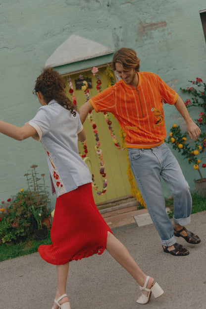 'El Pájaro Cubano' Cabana (Tangerine)