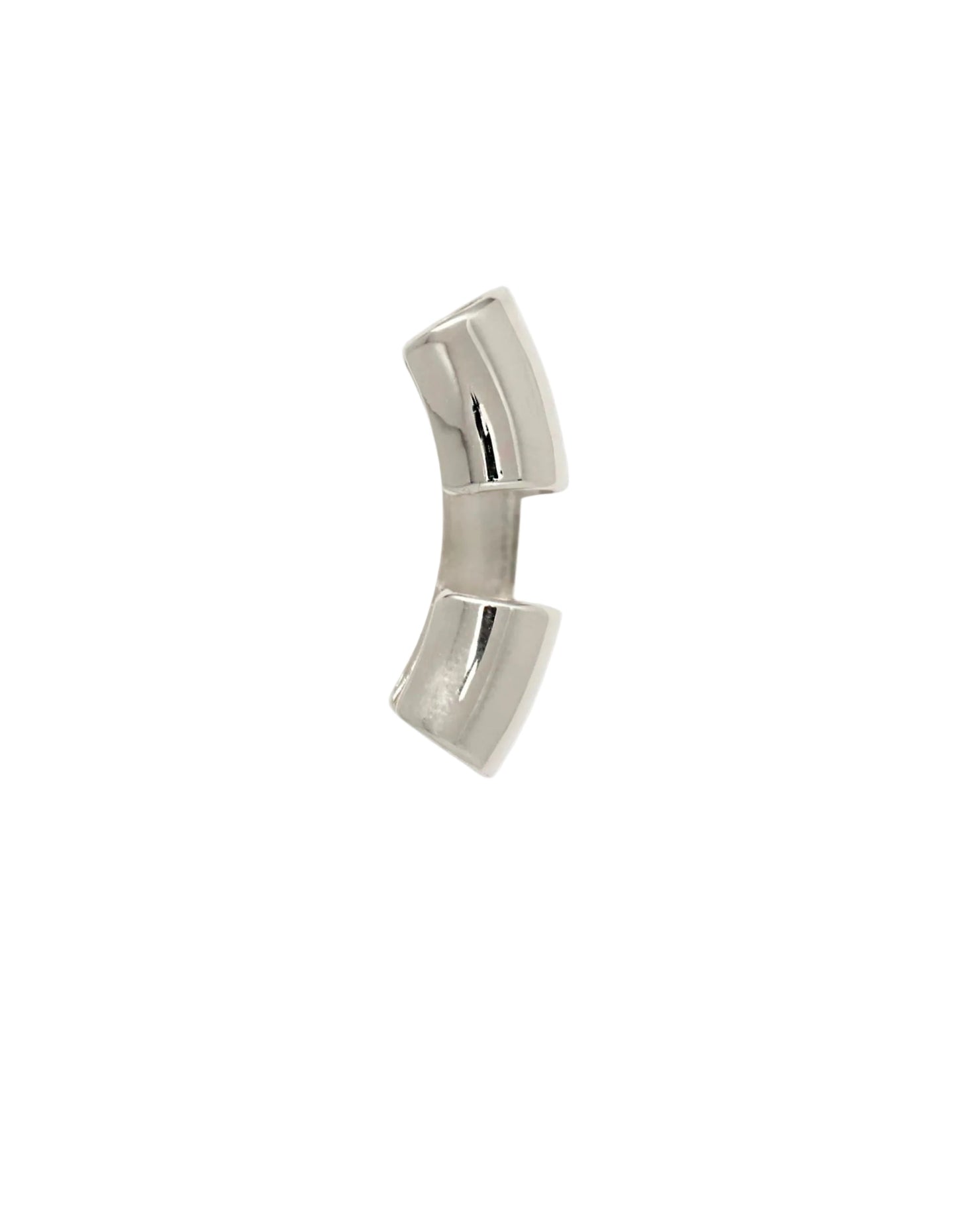 Split Helix Ear Cuff in Silver