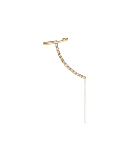 Pavé Needle Cuff Earring