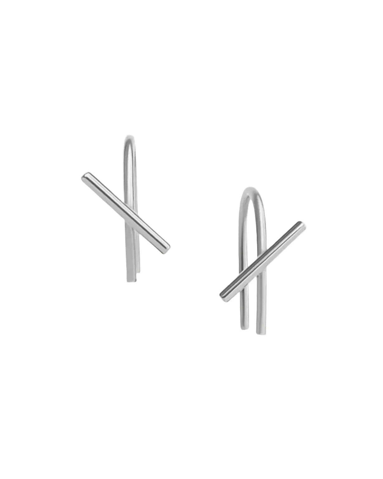 Solid Horizon Mini Thread Earring