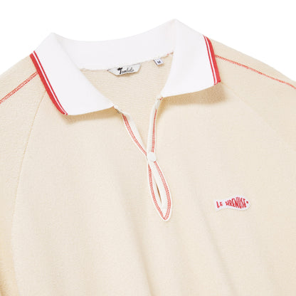 'Le Sirenuse' Guppy Raglan Terry Polo
