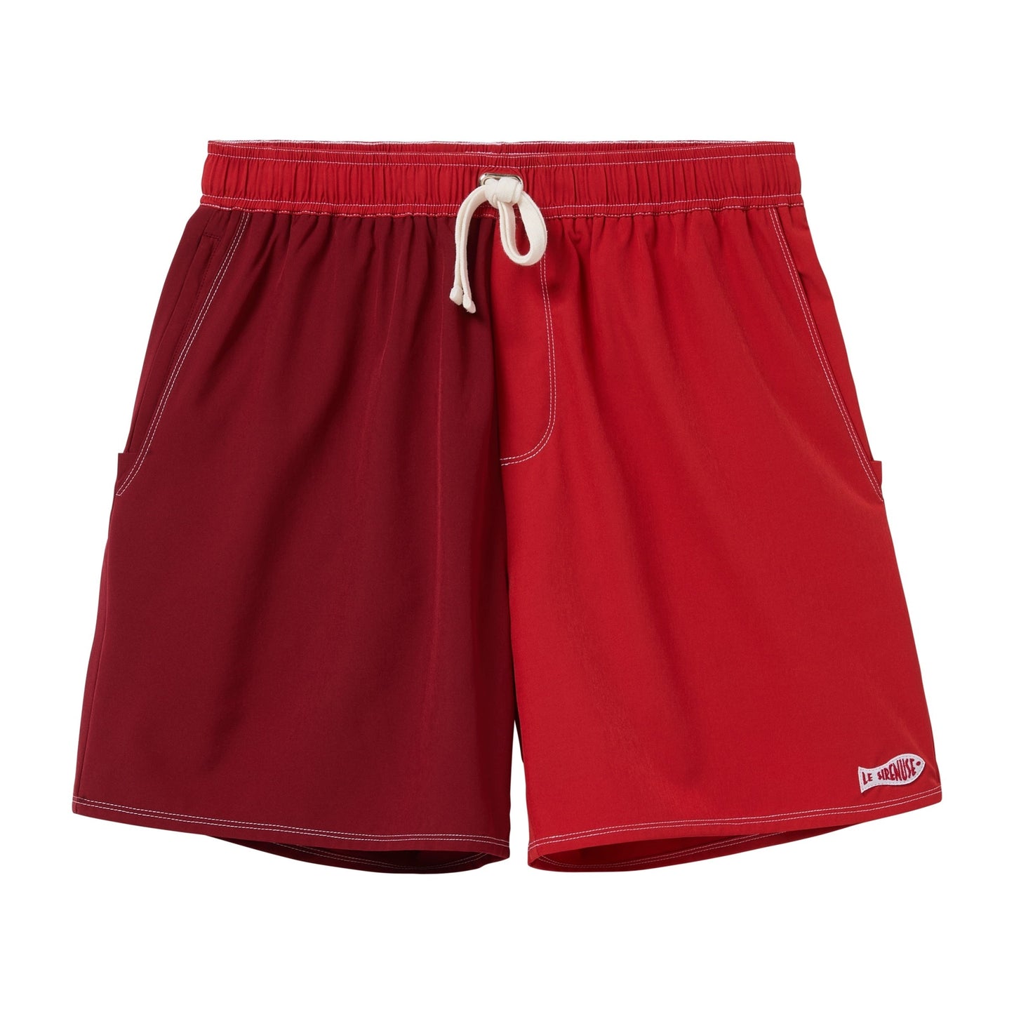 'Le Sirenuse' Guppy Trunks (Red)