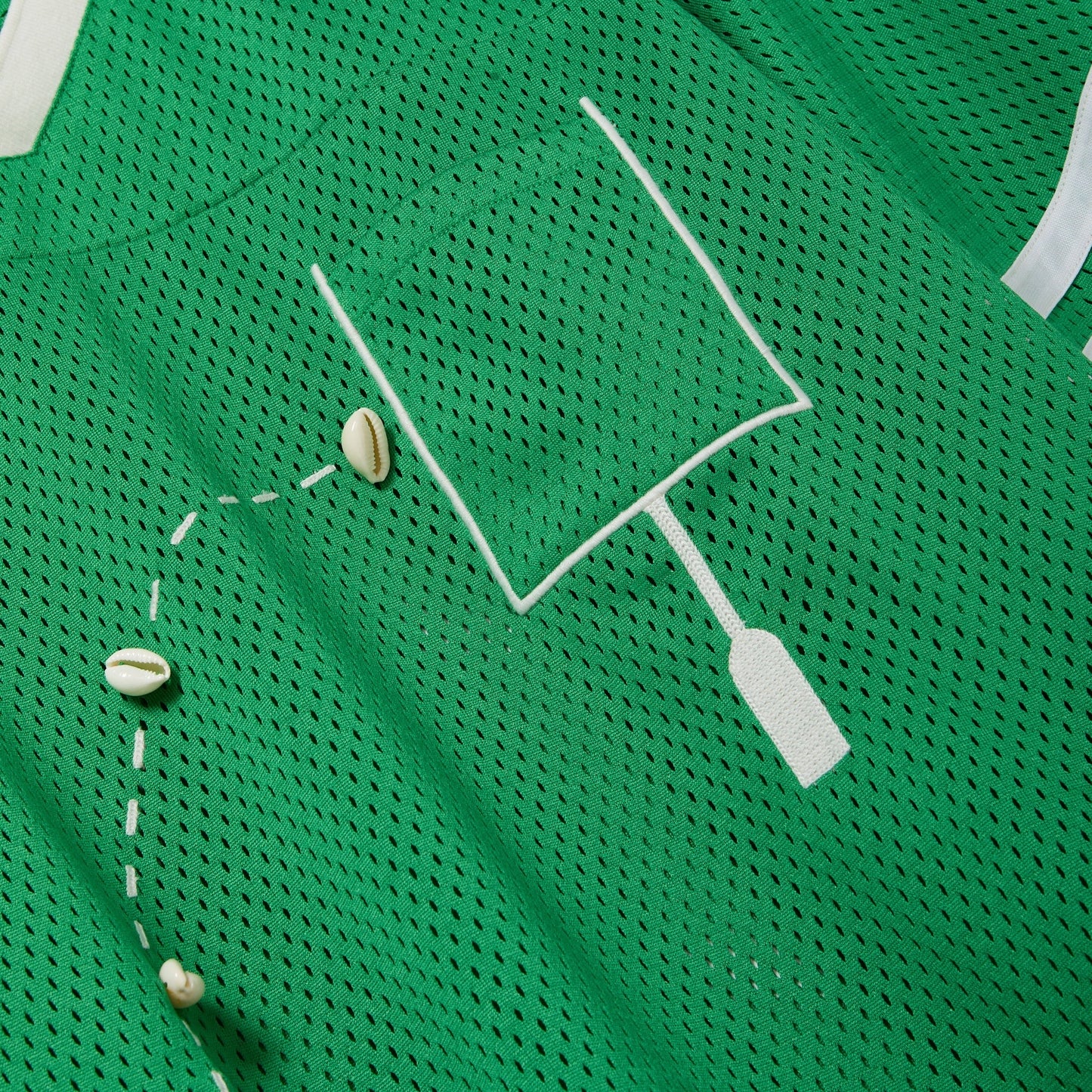 ‘Doink!’ ~ Relaxed Crop Cut (Green)