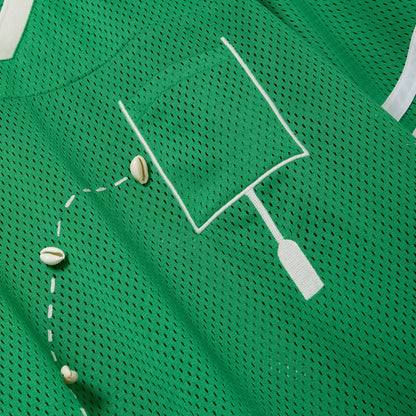 ‘Doink!’ ~ Relaxed Crop Cut (Green)
