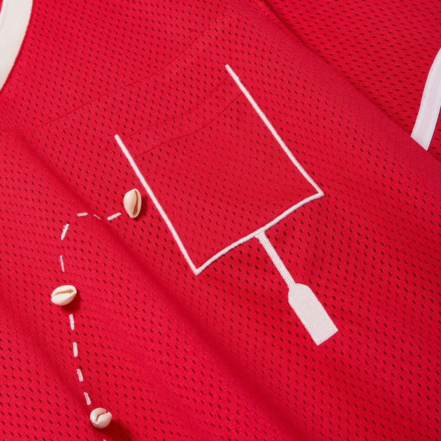 ‘Doink!’ ~ Relaxed Crop Cut (Red)