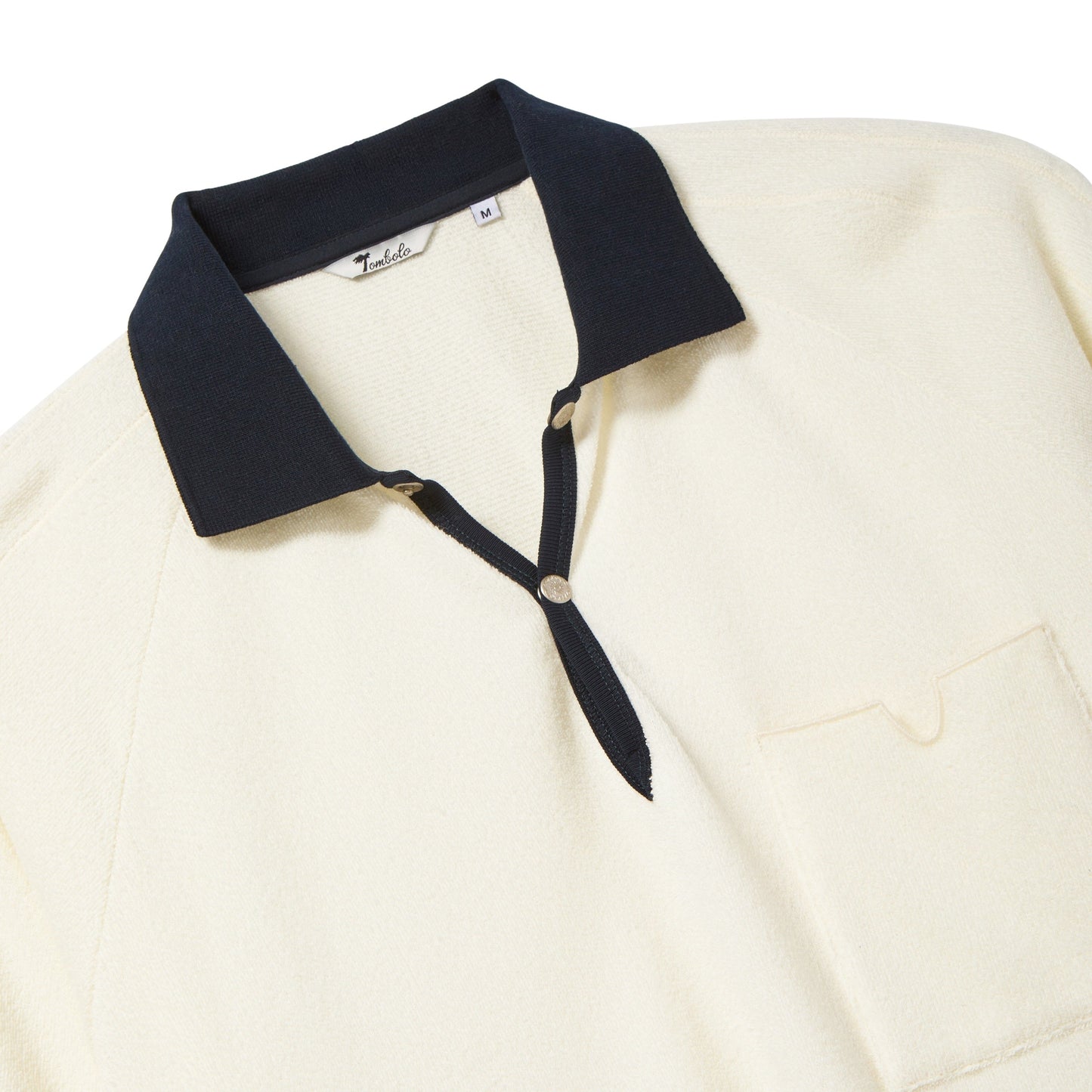 Raglan Terry Polo (Off-White)