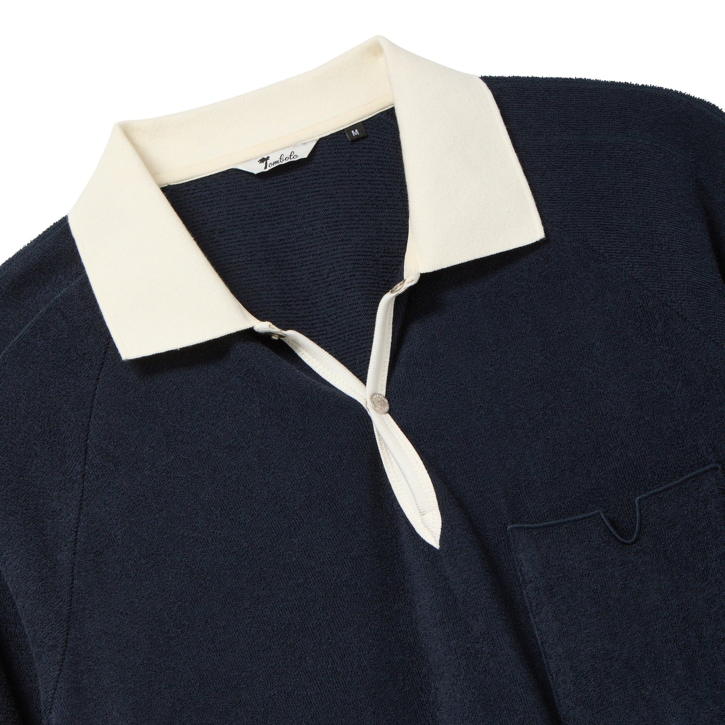 Raglan Terry Polo (Navy)