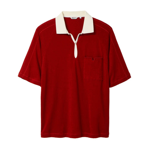 Raglan Terry Polo (Red)