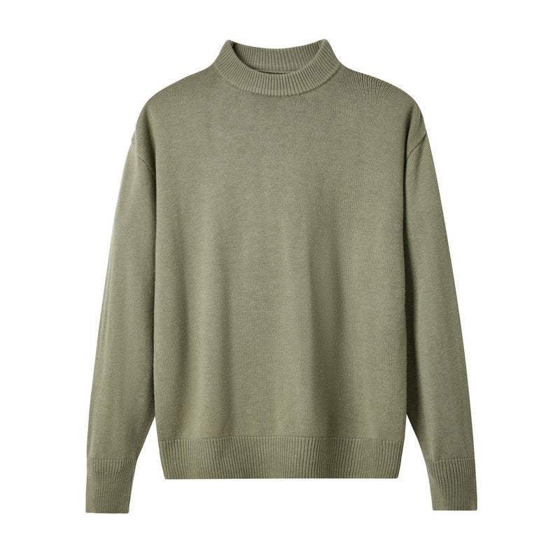 Men's Slim Fit Combed Cotton Crew Neck Sweater