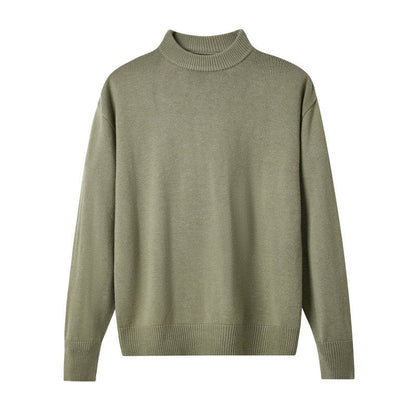 Men's Slim Fit Combed Cotton Crew Neck Sweater