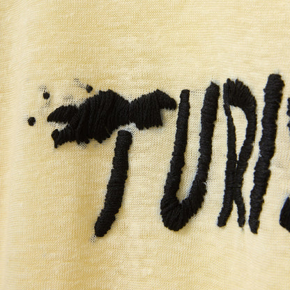 ‘Turismo’ Linen Tee (Yellow)