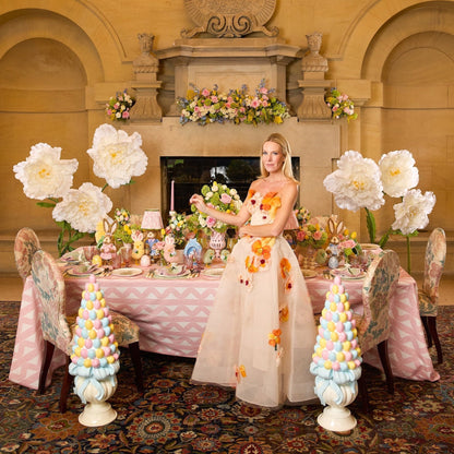 Pink Theodora Tablecloth