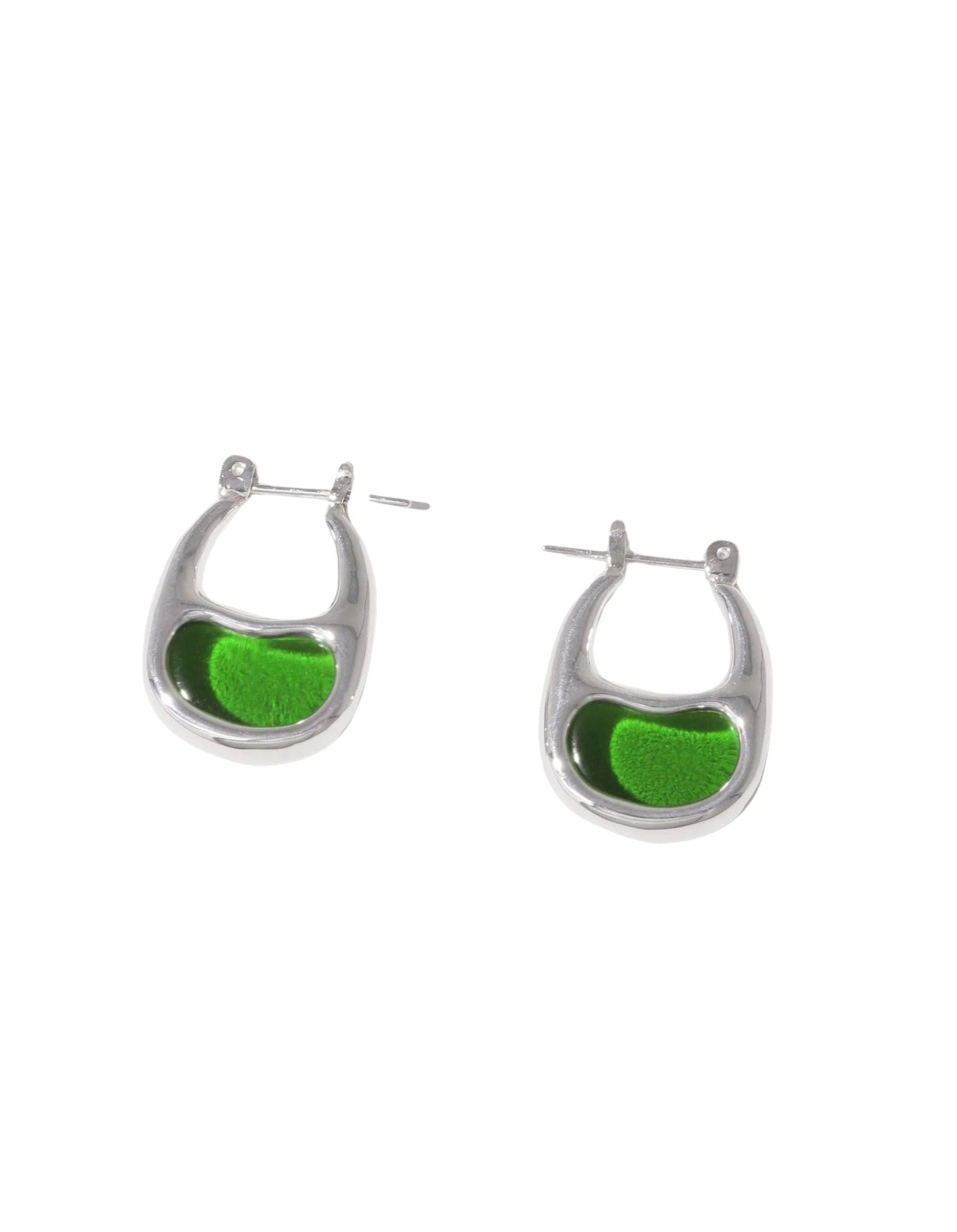 Bean Hoop Earrings | Small