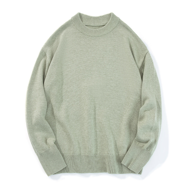 Men's Slim Fit Combed Cotton Crew Neck Sweater