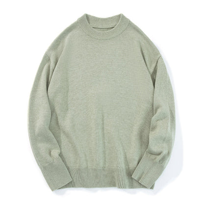Men's Slim Fit Combed Cotton Crew Neck Sweater