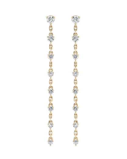 Grande Diamond Cascade Earrings