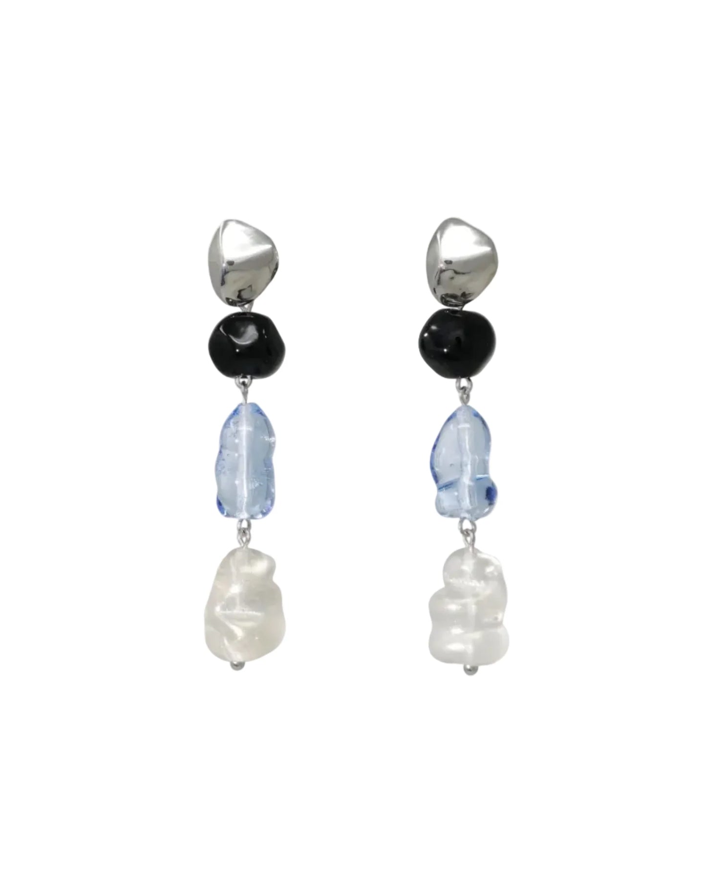 Blue Pearl Earrings